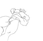 anthro barazoku bulge clothing flipping_over macro male muscular muscular_male pecs sleeping solo underwear artspam artspam_(modeler) ych_(character) animated