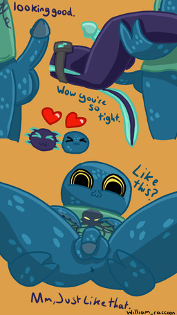 anal anal_penetration anthro anus balls butt clothing duo erection genitals male male/male male_penetrated male_penetrating male_penetrating_male nude penetration penile penile_penetration penis penis_in_ass presenting sex simple_background tail tentacles text alexlab epic_games fortnite axo_(fortnite) squibbly_(fortnite) amphibian animal_humanoid aquatic aquatic_humanoid axolotl axolotl_humanoid cephalopod cephalopod_humanoid coleoid decapodiform humanoid mole_salamander mollusk mollusk_humanoid salamander squid squid_humanoid 9:16 english_text hi_res