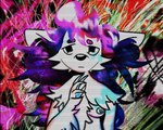 anthro breasts cosmic_hair detailed_background ethereal_hair front_view fur genderfluid hair inner_ear_fluff male nipples nude purple_hair solo tuft fujo_melon nintendo pokemon sewerslvt trapixen canid canine delphox generation_6_pokemon mammal pokemon_(species) album_cover cover trans_(lore)