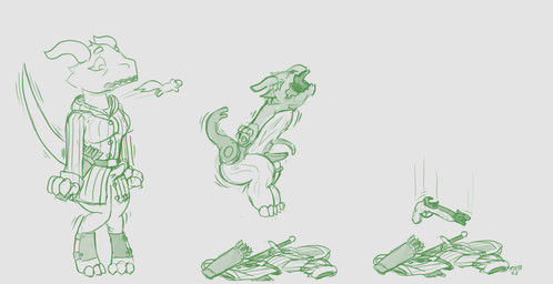 corruption female flintlock gun handgun inanimate_transformation pistol ranged_weapon solo transformation transformation_sequence weapon run_rabbit_bounce dungeons_and_dragons hasbro wizards_of_the_coast animate_inanimate kobold scalie hi_res sequence