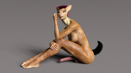 5_fingers 5_toes animal_genitalia animal_penis anthro balls bent_arm bent_legs biceps big_penis black_tail blue_eyes brown_body brown_fur brown_penis equine_genitalia equine_penis erection eyeshadow facial_piercing feet feet_together fingers flared_penis fluffy fluffy_tail fur genitals glistening glistening_genitalia glistening_penis grey_background gynomorph hair hand_on_leg intersex legs_together lips long_neck makeup markings medial_ring multicolored_penis nose_piercing nose_ring nude open_mouth penis piercing pink_hair pink_lips pink_penis ring_piercing shadow short_tail simple_background sitting solo spots spotted_body spotted_fur tail toes two_tone_penis earthclan3d sonja_(earthclan) giraffe giraffid mammal 16:9 3d_(artwork) digital_media_(artwork) widescreen