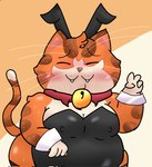 anthro bell cat_tail clothing jingle_bell lingerie male obese overweight semi_nude sexy_eyes slightly_chubby slightly_chubby_male smile solo wide_hips ugly-rat15508 raymond_(ugly-rat15508) domestic_cat felid feline felis mammal hi_res