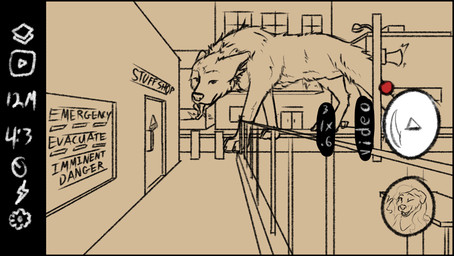 abdominal_bulge ambiguous_gender anthro anthro_prey bollard city city_background emergency extreme_size_difference female feral feral_pred forced group handrail in_mouth looking_at_viewer macro_feral oral_vore phone_camera phone_view size_difference solo_focus street_lamp unwilling_prey vore mangomutt canid canine canis coyote mammal digital_drawing_(artwork) digital_media_(artwork)
