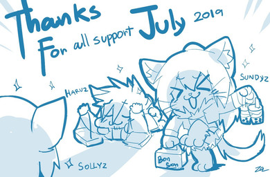 3_fingers 3_toes anthro blush clothing eyes_closed feet female fingers male open_mouth open_smile smile text toes sollyz canid canine canis domestic_cat domestic_dog felid feline felis mammal 2019 english_text signature