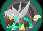 2014 avian beak blue_eyes blush brown_hair cum duo equine feral fur gay green_fur grey_fur gryphon hair horse interspecies male mammal my_little_pony original_character penis pony sex shinekolt wings yellow_eyes
Rating: Explicit
Score: 11
User: lemongrab
Date: March 09, 2014