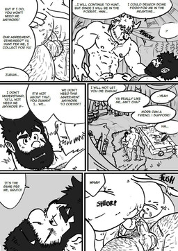 after_sex anal anal_penetration balls bed belly_hair bodily_fluids body_hair butt_hair chest_hair cum dialogue duo erection furniture genital_fluids genitals hairy hairy_balls hairy_legs humanoid_genitalia humanoid_penis male nipples nude penetration penis piercing pubes small_balls small_penis text husky92 european_mythology greek_mythology mythology bovid bovine human humanoid mammal minotaur orc comic english_text hi_res monochrome multiple_scenes