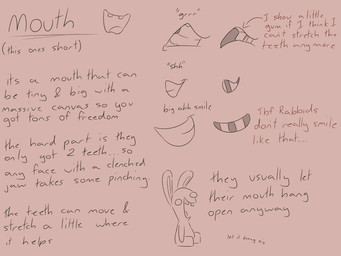 ambiguous_anthro ambiguous_gender anthro brown_body brown_gums brown_sclera brown_teeth brown_tongue buckteeth clenched_teeth directional_arrow empty_eyes featureless_limbs gums how-to long_ears noseless nude_ambiguous nude_anthro number open_mouth open_smile short_legs sitting smile solo teeth text tongue toothy_smile insertthenewblhere raving_rabbids rayman_(series) ubisoft lagomorph mammal rabbid 2024 4:3 artist_name digital_drawing_(artwork) digital_media_(artwork) english_description english_text hi_res