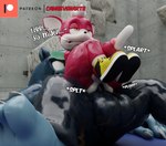 3d_(artwork) anal anal_orgasm anal_penetration anthro balls big_balls big_butt big_penis blue_body blue_fur bodily_fluids butt camseven chip_(sonic) cum cum_in_ass cum_inside cum_overflow cum_splatter cum_while_penetrated dialogue digital_media_(artwork) duo ejaculation english_text eulipotyphlan femboy fur genital_fluids genitals gym hair half-closed_eyes hands-free hi_res lying male male/male male_penetrated male_penetrating male_penetrating_male mammal muscular narrowed_eyes nipples on_back on_bottom on_ground on_top orgasm patreon patreon_logo penetration penis red_body red_fur reverse_cowgirl_position sega sex size_difference smile sonic_the_hedgehog sonic_the_hedgehog_(series) sonic_the_werehog sonic_unleashed sweat sweaty_balls sweaty_butt sweaty_genitalia sweaty_penis teapot_(body_type) text thick_thighs unknown_species watermark werecreature wereeulipotyphlan werehog white_hair wide_hips wings