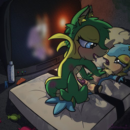 2_penises abuse abused age_difference anal anal_penetration animal_genitalia animal_penis bdsm bed bed_bondage bodily_fluids bondage bound bruised bruised_eye bruised_face candy concrete_floor concrete_wall constricted constricting crying crying_while_penetrated cum dessert drooling drooling_on_partner drooling_tongue electronics feral food forced from_front_position furniture genital_fluids genitals hemipenes humping kissing kissing_while_penetrating lube lube_bottle lube_on_penis lying mattress missionary_position multi_genitalia multi_penis on_back penetration penile penile_penetration penis penis_in_ass penis_in_vagina prehensile_tail pushing_down pushing_in rape restrained restrained_arms restrained_feet restraints saliva saliva_string sex sibling_incest sibling_lust slit_penetration slit_play spread_legs spreading stained_bed_sheet straps tail tears tears_of_pain television vaginal vaginal_penetration wall_(structure) young young_feral young_on_young younger_penetrated poofythedragon bluey_(series) nintendo pokemon vhs generation_5_pokemon lizard pokemon_(species) reptile scalie shiny_pokemon snivy 1:1 absurd_res hi_res incest_(lore) sibling_(lore)