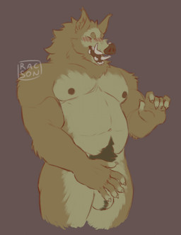 anthro ball_tuft balls blush eyes_closed genitals male musclegut muscular nipples nude pubes simple_background solo tuft racson paizo pathfinder tuskwinn mammal suid suine sus_(pig) wereboar werecreature weresuid weresuine wild_boar hi_res