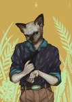5_fingers anthro belt bottomwear claws clothed clothing fingers gun handgun male pants pistol ranged_weapon reloading solo weapon kirkir domestic_cat felid feline felis mammal 2018 digital_drawing_(artwork) digital_media_(artwork) hi_res