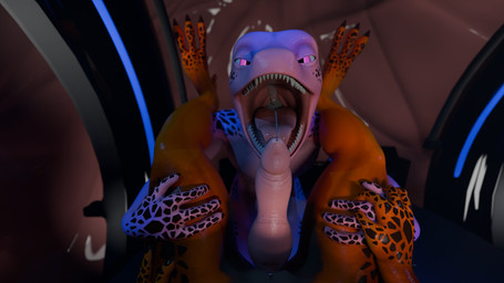 anthro bodily_fluids cum cum_in_mouth cum_inside cumshot duo ejaculation erection fellatio female genital_fluids genitals hand_holding inside_stomach internal male male/female nude open_mouth oral oral_penetration oral_vore organs orgasm penetration penile penis scales sex stomach teeth tongue vore drakebythelake jinnoaka_(modeler) mythology dragon lizard lizardman mythological_creature mythological_scalie reptile scalie 16:9 3d_(artwork) 4k absurd_res blender_(artwork) digital_media_(artwork) hi_res widescreen