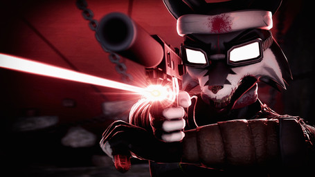 5_fingers accessory anthro black_nose blood bodily_fluids chain cheek_tuft clenched_teeth clothed clothing ears_up eyewear facial_tuft fingers fur goggles grey_body grey_fur gun handgun headband knife laser_sight male pistol ranged_weapon solo teeth tuft weapon white_body white_fur gold97fox warfaremachine_(modeler) madness_combat madness_combat_(series) canid canine fox mammal red_fox silver_fox true_fox 16:9 2021 3d_(artwork) absurd_res digital_media_(artwork) hi_res source_filmmaker_(artwork) widescreen