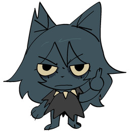 anthro blue_ears blue_hair chibi clothed clothed_female clothing dress eyelashes female female_anthro gesture grey_clothing grey_dress hair hand_gesture middle_finger mouth_closed narrowed_eyes notched_ear simple_background solo torn_clothing torn_dress white_background xarop77 catwitch_(xarop77) domestic_cat felid feline felis mammal 2025 digital_drawing_(artwork) digital_media_(artwork) full-length_portrait portrait