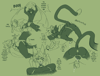 anal anal_penetration anthro anus athletic athletic_anthro athletic_male bedding black_body black_fur blanket blush blush_lines bodily_fluids bulge butt clothed clothing cum cum_drip cum_from_ass cum_in_ass cum_inside detailed_bulge dialogue dirty_talk dripping duo erection eyewear fellatio flirting foreskin from_behind_position fur genital_fluids genital_outline genitals glasses glistening glistening_genitalia glistening_penis green_background hair heart_symbol highlights_(coloring) humanoid_genitalia humanoid_penis jockstrap male male/male mating_grip moan mounting multiple_positions nipples one-handed_mating_grip oral penetration penile penis penis_outline playful sex short_hair simple_background striped_body striped_fur stripes tail text tremble_spikes underwear underwear_only unretracted_foreskin wavy_hair white_clothing white_highlights white_jockstrap white_underwear nerunaur errato_(noirzvault) spot_(noirzvault) domestic_cat felid feline felis mammal 2025 absurd_res artist_name digital_drawing_(artwork) digital_media_(artwork) english_text hi_res monochrome multiple_scenes