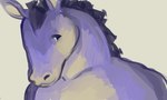 ambiguous_gender anthro black_eyes collarbone cream_belly fur grey_background nude purple_body purple_fur simple_background slight_smile solo white_sclera rogdona suri_(rogdona) equid equine mammal digital_media_(artwork) hi_res