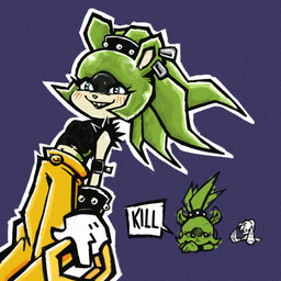 anthro black_body black_fur blue_eyes blush blush_lines bottomwear bracelet clothing dialogue duo ear_piercing eyelashes facial_markings female fur gloves green_body green_fur handwear head_markings jewelry male markings navel pants piercing purple_background simple_background smile speech_bubble studded_bracelet studded_jewelry studs tan_body tan_fur text white_clothing white_gloves white_handwear yellow_bottomwear yellow_clothing yellow_pants phantasyvalley idw_publishing sega sonic_the_hedgehog_(comics) sonic_the_hedgehog_(idw) sonic_the_hedgehog_(series) doctor_starline surge_the_tenrec afrosoricid mammal monotreme platypus tenrec 1:1 english_text hi_res