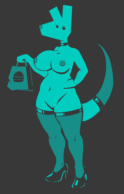 anthro beady_eyes big_breasts breasts burger choker clothing eyelashes eyeshadow fast_food female female_anthro food footwear furgonomics genitals grey_background hand_on_hip high_heels huge_breasts jewelry legwear makeup mature_anthro mature_female mostly_nude necklace nipples pumps shoes simple_background solo tail tail_clothing tail_stocking thigh_highs vulva wide_hips nibhaaz deliveroo kangaroo macropod mammal marsupial digital_media_(artwork) hi_res lineless monochrome