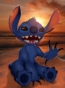4_fingers 4_toes beach blue_body blue_fur blue_nose blue_pawpads claws feet fingers fur head_tuft male notched_ear open_mouth open_smile pawpads seaside semi-anthro sharp_teeth sitting small_tail smile solo sunset tail teeth toe_claws toes tuft caio_santos disney lilo_and_stitch stitch_(lilo_and_stitch) alien experiment_(lilo_and_stitch) 2014 absurd_res hi_res male_(lore)