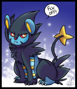ambiguous_gender black_fur blue_fur english_text feline feral frown fur lion luxray mammal nintendo pokémon solo text vaporotem video_games yellow_eyes
Rating: Safe
Score: 3
User: DeltaFlame
Date: February 24, 2015 ambiguous_gender black_fur blue_fur english_text feline feral frown fur lion luxray mammal nintendo pokémon solo text vaporotem video_games yellow_eyes
Rating: Safe
Score: 3
User: DeltaFlame
Date: February 24, 2015