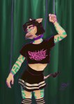 collar controlled femboy male puppet solo string theater jameslewis g_jamez giraffe giraffid humanoid mammal hi_res