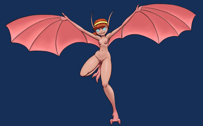 2_toes alternate_species areola blue_eyes breasts fangs feet female female_humanoid front_view genitals glowing glowing_eyes hair humanoid_genitalia humanoid_vulva lips long_hair membrane_(anatomy) membranous_wings multicolored_body multicolored_skin navel nipples nude nude_female nude_humanoid on_one_leg orange_hair pink_areola pink_body pink_lips pink_nipples pink_skin pink_wings ponytail simple_background small_breasts solo spread_arms spread_wings standing tan_body tan_skin teeth toes transparent_background two_tone_body two_tone_skin vulva wide_hips winged_arms wings yellow_hairband spacechoochoo teenage_mutant_ninja_turtles april_o'neil animal_humanoid bat bat_humanoid humanoid mammal mammal_humanoid alpha_channel full-length_portrait hi_res portrait