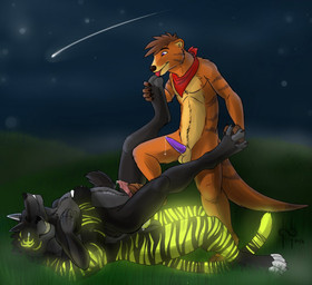 animal_genitalia animal_penis anthro anthro_on_anthro anthro_penetrated anthro_penetrating anthro_penetrating_anthro balls black_body black_fur black_nose blue_eyes brown_hair canine_genitalia canine_penis eyes_closed feet foot_fetish foot_play footjob fur genitals grass green_penis grey_balls grey_body grey_fur group hair kerchief kerchief_only lying male male/male male_penetrated male_penetrating male_penetrating_male markings mostly_nude narrowed_eyes neckerchief neckerchief_only neckwear night on_back on_top orange_body orange_fur outside penetration penis pink_penis plant purple_eyes purple_penis red_kerchief red_neckerchief red_tongue sex sheath short_hair standing striped_arms striped_body striped_fur striped_legs striped_markings striped_tail stripes tail tail_markings tapering_penis tongue trio yellow_balls yellow_body yellow_fur yellow_sheath hufnaar canid canine felid mammal pantherine species_request tiger 2014 dated