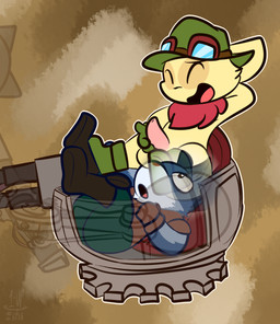 anthro boots clothed clothing duo erection facesitting footwear genitals gloves handwear hat headgear headwear male masturbation penile penile_masturbation penis shoes sitting sitting_on_another smile tapering_penis translucent thefablednekos league_of_legends riot_games tencent rumble_(lol) teemo_(lol) yordle 2017 dated digital_media_(artwork) hi_res