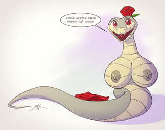 2014 big_breasts breasts fangs female feral flower forked_tongue looking_at_viewer nipples plant red_eyes reptile rose russian_text scalie smile snake solo spotty_the_cheetah text tongue
Rating: Questionable
Score: 4
User: TheHuskyK9
Date: January 29, 2015 2014 big_breasts breasts fangs female feral flower forked_tongue looking_at_viewer nipples plant red_eyes reptile rose russian_text scalie smile snake solo spotty_the_cheetah text tongue
Rating: Questionable
Score: 4
User: TheHuskyK9
Date: January 29, 2015