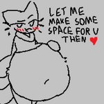 ambiguous_anthro ambiguous_gender ambiguous_pred ambiguous_prey anthro anthro_pred belly belly_reduction belly_slap big_belly biped black_text blep blush blush_lines bodily_noises burping cat_tail closed_smile clothing cropped_sweater crunch crushing_sound_effect death dialogue digestion digestion_noises expansion eyebrows eyes_closed fatal_vore female female_anthro female_pred floating_whiskers green_text grey_background hand_imprint hand_on_belly hand_on_own_belly huge_belly imprint legwear long_sleeves monotone_background mouth_closed muffled navel one_ear_up one_eye_closed rapid_digestion rumbling_stomach same_size_vore simple_background slap slapping_own_belly slapping_self sleeves_past_fingers sleeves_past_wrists smile smiling_at_viewer soft_vore solo sound_effects squish standing sweater tail tail_motion tailwag talking_to_viewer text thigh_expansion thigh_highs tongue tongue_out topwear unseen_prey vore vowelless vowelless_vocalization weight_gain tcsrjx emily_(tcsrjx) domestic_cat felid feline felis mammal 1:1 2023 aliasing animated digital_media_(artwork) pixel_(artwork) pixel_animation short_playtime