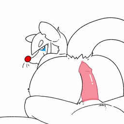 animal_balloon anthro butt clown_makeup clown_nose duo embarrassed erection female female/female female_penetrated fur genitals hair magic male male/female male_on_bottom male_penetrating male_penetrating_female nude on_bottom penetration penile penis sex simple_background smile sound_effects tail text thick_thighs vaginal oreo_tlacuache zara_(oreo_tlacuache) american_opossum mammal marsupial virginia_opossum 1:1 animated digital_media_(artwork) short_playtime sound video