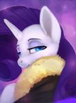 clothing female hair half-closed_eyes horn long_hair looking_at_viewer narrowed_eyes solo rodrigues404 friendship_is_magic hasbro my_little_pony mythology rarity_(mlp) equid equine mammal mythological_creature mythological_equine unicorn 2018