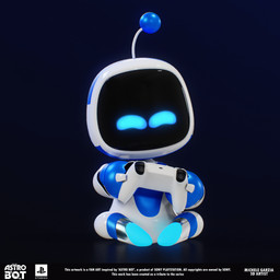 3_fingers antenna_wire arms_bent blue_background blue_eyes blue_markings company_logo controller featureless_crotch featureless_legs fingers game_controller glowing_legs hands_on_own_hips holding_controller holding_object light logo looking_at_viewer machine male male_humanoid markings metallic_body mouthless multicolored_body noseless not_furry playstation_controller ps5_controller screen screen_face simple_background sitting solo text white_body michele_garzia astro_bot_(series) playstation sony_corporation sony_interactive_entertainment astro_(astro_bot) bot_(astro_bot) humanoid robot robot_humanoid 1:1 2024 3d_(artwork) artist_name blender_(artwork) colored digital_media_(artwork) english_description english_text full-length_portrait hi_res lighting marmoset_toolbag_(artwork) portrait shaded