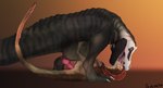 anal anal_penetration animal_genitalia duo feral french_kissing genital_slit genitals head_in_mouth kissing knot male male/male oral penetration penis svevato vohten austroraptor dinosaur dromaeosaurid prehistoric_species reptile scalie theropod tyrannosaurid tyrannosauroid tyrannosaurus tyrannosaurus_rex absurd_res hi_res