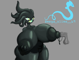 big_breasts big_butt big_nipples bodily_fluids breasts butt disembodied_penis duo female genitals huge_breasts huge_butt huge_nipples hyper hyper_breasts hyper_butt lactating nipple_fetish nipple_penetration nipple_play nipples penetration penis penis_in_nipple slightly_chubby thick_thighs mega_slime absurd_res hi_res