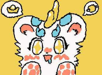 ambiguous_gender blue_body blue_fur blush feral fur multicolored_body multicolored_fur pawpads pink_pawpads quadruped round_ears simple_background solo two_tone_body two_tone_fur white_body white_fur f2cc asian_mythology chinese_mythology east_asian_mythology fabulous_beasts mythology tianlu_(fabulous_beasts) canid canine mammal mythological_canine mythological_creature pixiu animated animated_gif low_res short_playtime