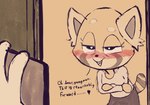 2021 aggretsuko ailurid anthro blush canaryprimary crossed_arms duo eyebrows female heart_eyes heart_symbol mammal mature_female raised_eyebrow red_panda retsuko's_mother sanrio spot_color