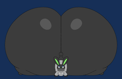 anthro ass_up big_butt black_eyewear black_glasses blue_eyes bouncing_butt butt butt_jiggle clothed clothing eyewear front_view glasses green_inner_ear green_nose grey_body grey_clothing grey_ears grey_hoodie grey_tail grey_topwear hoodie huge_butt hyper hyper_butt jiggling looking_up lying male on_front pantsless scut_tail short_tail simple_background smile solo tail topwear transparent_background twerking y_shaped_butt_crack darylanimates14 reathe_(character) lagomorph leporid mammal rabbit 2025 alpha_channel animated colored digital_media_(artwork) hi_res loop