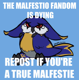 ambiguous_gender beak black_eyes blue_background blue_body blue_feathers bodily_fluids chibi claws crying facial_markings feathers feet feral head_markings markings red_sclera sad simple_background solo talons tears text toes white_body white_feathers yellow_body yellow_feathers yamapollogee capcom monster_hunter avian bird bird_wyvern malfestio owl absurd_res english_text hi_res impact_(font) meme