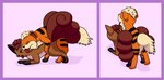 all_fours animal_genitalia anus balls canid canine doggystyle duo everstone_guild female female_feral female_penetrated feral from_behind_position fur gau_(artist) generation_1_pokemon genitals growlithe hi_res kano_(gau) male male/female male_feral male_penetrating male_penetrating_female mammal nintendo nude open_mouth orange_body penetration penile penile_penetration penis_in_pussy pokemon pokemon_(species) pokemon_mystery_dungeon sex shabu_(gau) spike_chunsoft story story_at_source tongue vaginal vaginal_penetration vulpix