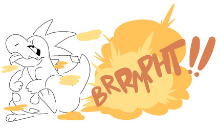 ambiguous_gender fart fart_cloud fart_fetish feral looking_up onomatopoeia orange_fart_cloud raised_leg relieved semi-anthro simple_background solo sound_effects text tongue tongue_out white_background kibblekritterz nintendo pokemon croconaw generation_2_pokemon pokemon_(species) hi_res