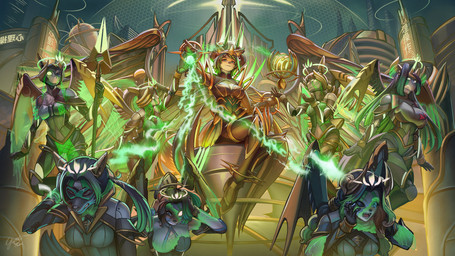 anthro armor big_breasts black_hair blue_eyes bodily_fluids breasts brown_hair clothed clothed_anthro clothed_female clothing crying drone dronification female fluffy fluffy_tail fur green_highlights group hair highlights_(coloring) holding_melee_weapon holding_object holding_polearm holding_spear holding_weapon horn hypnosis magic magic_user melee_weapon mind_control multicolored_body multicolored_fur multicolored_hair orange_body orange_fur polearm sitting spear tail tan_body tan_fur tears text two_tone_body two_tone_fur two_tone_hair weapon wings yumibaker mythology aster_(phatman1201) casey_crystal cheer_(ace-wolf) emilie_clovis jenny_(ashkelling) purity_dewinter zyla_garthori_(zylo_garoh) angel bovid canid canine canis caprine equid equine fox humanoid lagomorph leporid mammal mythological_creature mythological_equine rabbit rodent sciurid sheep tree_squirrel unicorn wolf hi_res japanese_text story story_in_description