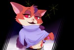 abstract_background anthro bedroom_eyes big_breasts breasts clothed clothing clothing_lift ear_piercing facial_piercing female fog m_icia markings mole_(marking) narrowed_eyes nose_piercing piercing seductive shirt shirt_lift solo topwear under_boob wild_city korsiff felid mammal alpha_channel hi_res
