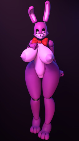 3_toes 4_fingers anthro areola barely_visible_genitalia barely_visible_vulva big_breasts black_background black_eyelids bow_tie breasts buckteeth crossgender feet female fingers genitals glistening glistening_body gradient_background huge_breasts looking_at_viewer machine mtf_crossgender navel nipple_dip nipples purple_areola purple_body purple_eyes purple_nipples red_bow_tie simple_background smile smiling_at_viewer solo standing teeth thick_thighs toes vulva octal octal_(modeler) five_nights_at_freddy's scottgames bonnie_(fnaf) animatronic lagomorph leporid mammal rabbit robot robot_anthro 2022 3d_(artwork) digital_media_(artwork) full-length_portrait hi_res portrait widescreen