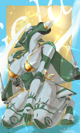aircraft airplane anthro bikini breasts camo_body camo_pattern camo_skin clothed clothing cockpit female gold_bikini kneeling machine smile solo swimwear tongue tongue_out two-piece_swimsuit vehicle wings outoldyard ingrind_(outoldyard) aeromorph living_aircraft living_airplane living_machine living_vehicle robot digital_media_(artwork) hi_res