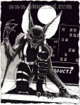 3_toes anthro belt big_ears building claws clothing dark fangs feet female gun membrane_(anatomy) membranous_wings moon muscular muscular_anthro muscular_female night outside ranged_weapon shadow solo spread_toes teeth toes uniform utility_belt weapon wings james_m_hardiman caterwaul veronika_(jmh) bat mammal 2012 black_and_white greyscale hi_res monochrome