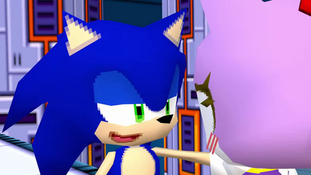 anthro bedroom_eyes blush bodily_fluids duo female green_eyes hair hand_on_shoulder hero lidded_eyes male male/female narrowed_eyes ponytail princess romantic romantic_couple royalty seductive smile space star surprised sweat sweatdrop yellow_eyes jayrock sega sonic_the_hedgehog_(series) blaze_the_cat sonic_the_hedgehog domestic_cat eulipotyphlan felid feline felis hedgehog mammal 16:9 2025 3d_(artwork) 3d_animation animated digital_media_(artwork) short_playtime sound video widescreen