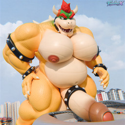 accessory advertisement american_flag american_football anthro audience balls belly big_balls big_belly big_muscles big_pecs big_penis black_background building california city claws clothing cock_ring day erection event exhibitionism flag foreskin genitals glans group hair huge_balls huge_penis humanoid_genitalia humanoid_penis hyper hyper_balls hyper_genitalia hyper_penis imminent_oral_vore imminent_sex imminent_vore jewelry light looking_at_viewer looming looming_over macro macro_male male musclegut muscular muscular_anthro muscular_male nipples non-mammal_balls non-mammal_nipples nude nude_macro nude_male overweight partially_retracted_foreskin pecs penis penis_accessory penis_jewelry pink_glans pink_nipples pubes public public_exposure public_nudity red_hair road scales seats sharp_teeth shell simple_background skyscraper smile soccer solo spiked_shell spikes spikes_(anatomy) sport stadium store street sun sunlight sunny tail teeth united_states_of_america vein veiny_penis window frooberx codans_(modeler) bowser_day coca-cola mario_bros nintendo sprite_(soda) bowser dragon_koopa human koopa mammal scalie 1:1 2026 3d_(artwork) blender_(artwork) blender_cycles_(artwork) blender_eevee_(artwork) digital_media_(artwork) watermark