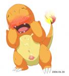 2006 blush charmander cum cumshot darkrobin eyes_closed feral male nintendo open_mouth orgasm penis pokémon reptile scalie solo sweat video_games yellow_cum
Rating: Explicit
Score: 2
User: Luminocity
Date: January 25, 2014