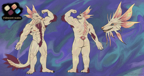 4_toes abs anthro armpit_hair biceps body_hair butt claws feet happy_trail male muscular muscular_male nipples nude nude_anthro nude_male pecs plantigrade pubes smile solo toe_claws toes tongue triceps thejoyfuldragon asian_mythology capcom monster_hunter mythology yokai_(cyrisc) dragon leviathan_(mh) mizutsune monster mythological_creature mythological_scalie scalie model_sheet